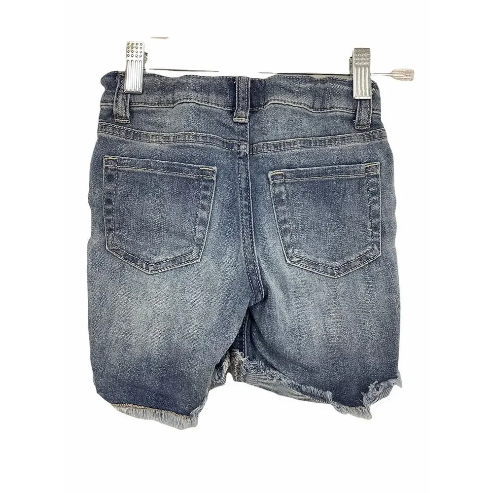 Cat & Jack Girl's Denim Midi Jean Shorts Kid's Youth Size Small 6/6X